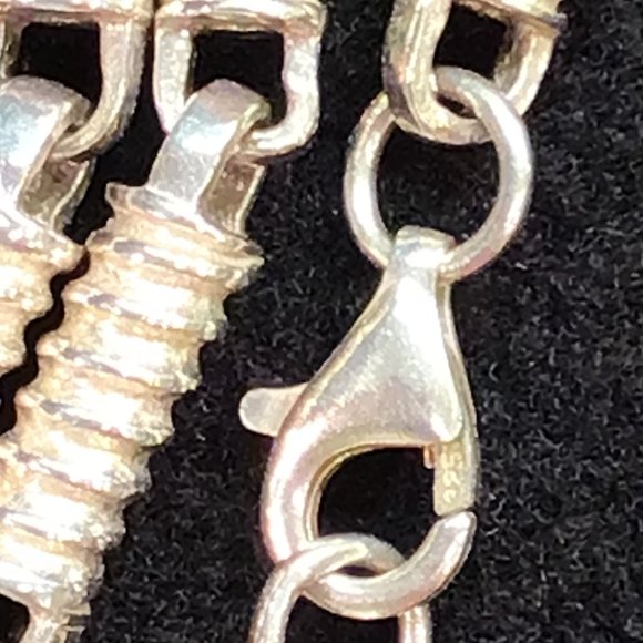 3 oz. Italian 925 Sterling Silver Barrel Chain 30" - Stunning! - Picture 2 of 6